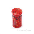 pot à épices en verre avec couvercle canisters condiments bouteilles condiments conteneur pot pot épices contenant une cuisine de conteneur